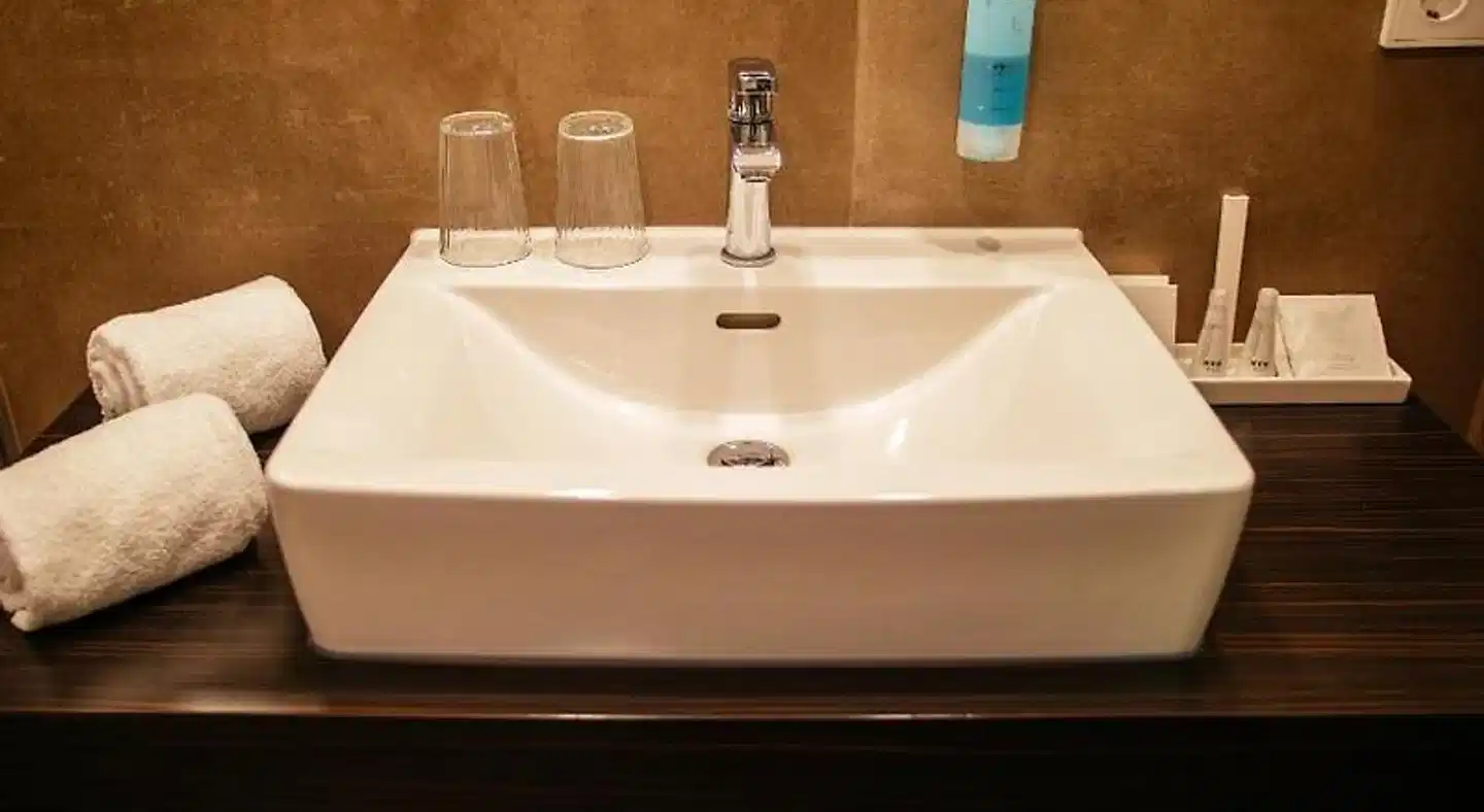 Strandhotel Luv Badezimmer