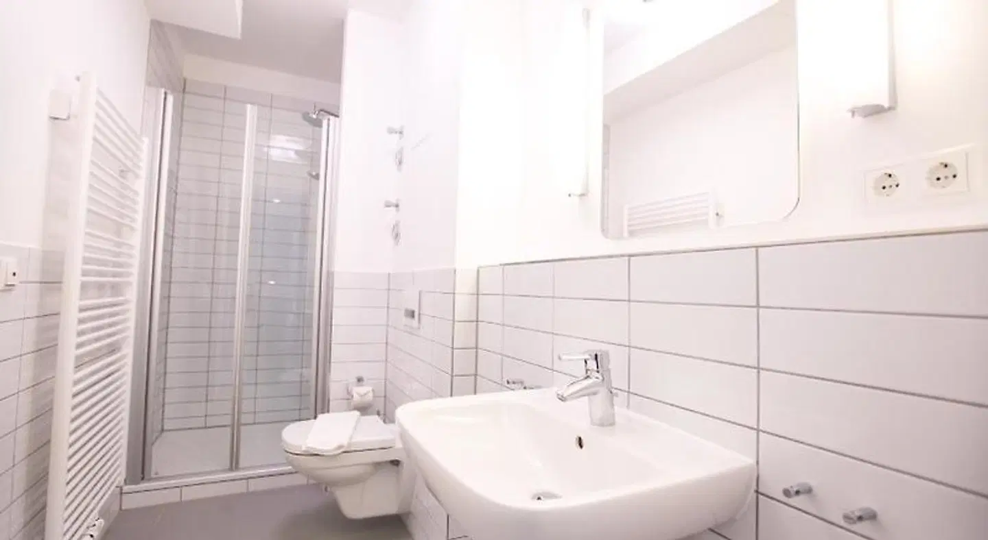 Hafenapartments Warnemünde Badezimmer
