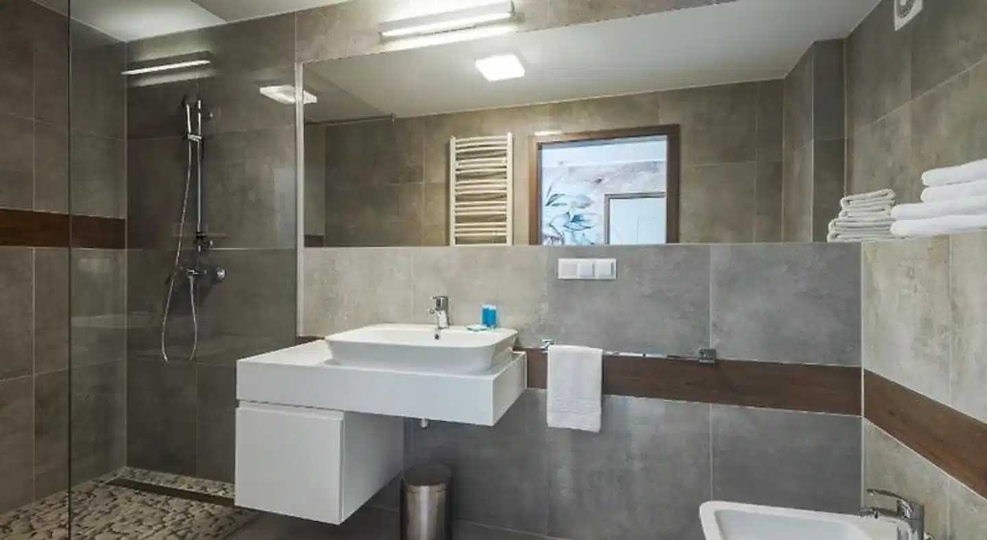 O'rodek Wypoczynkowy Zorza Badezimmer