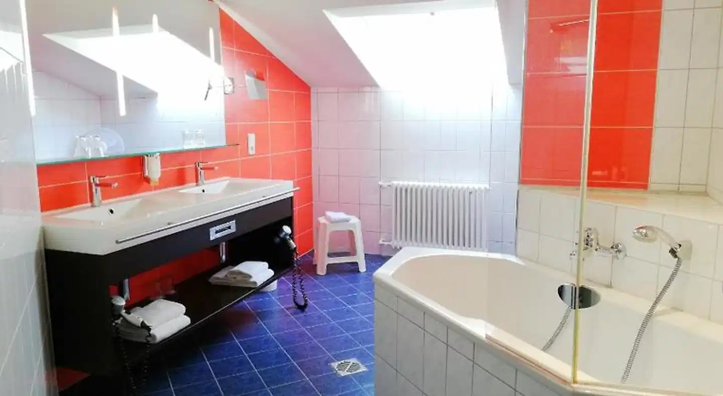 Parkhotel Bad Schandau mit SPA Badezimmer