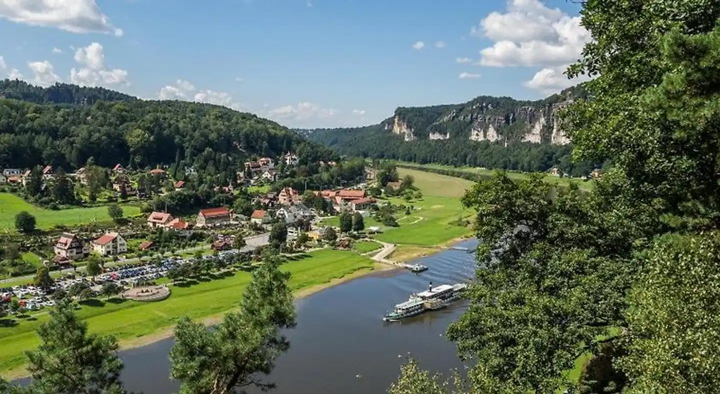 Hotel STEIGER Kurort Rathen Landschaft