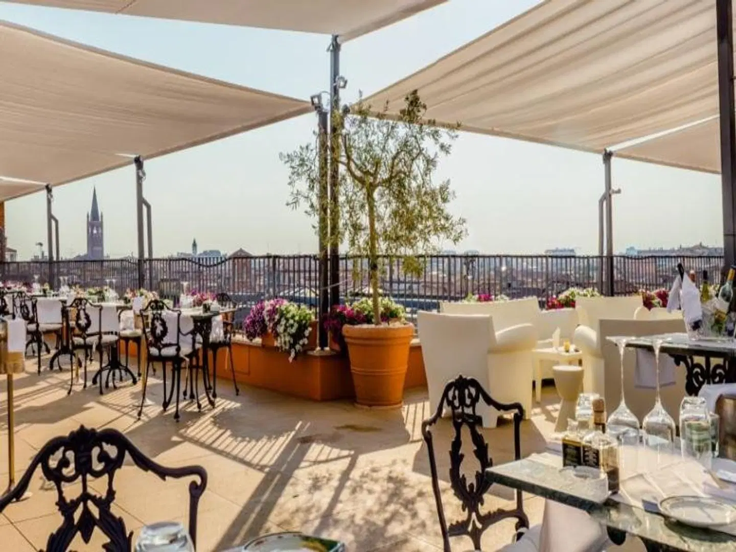 Due Torri Hotel Garten