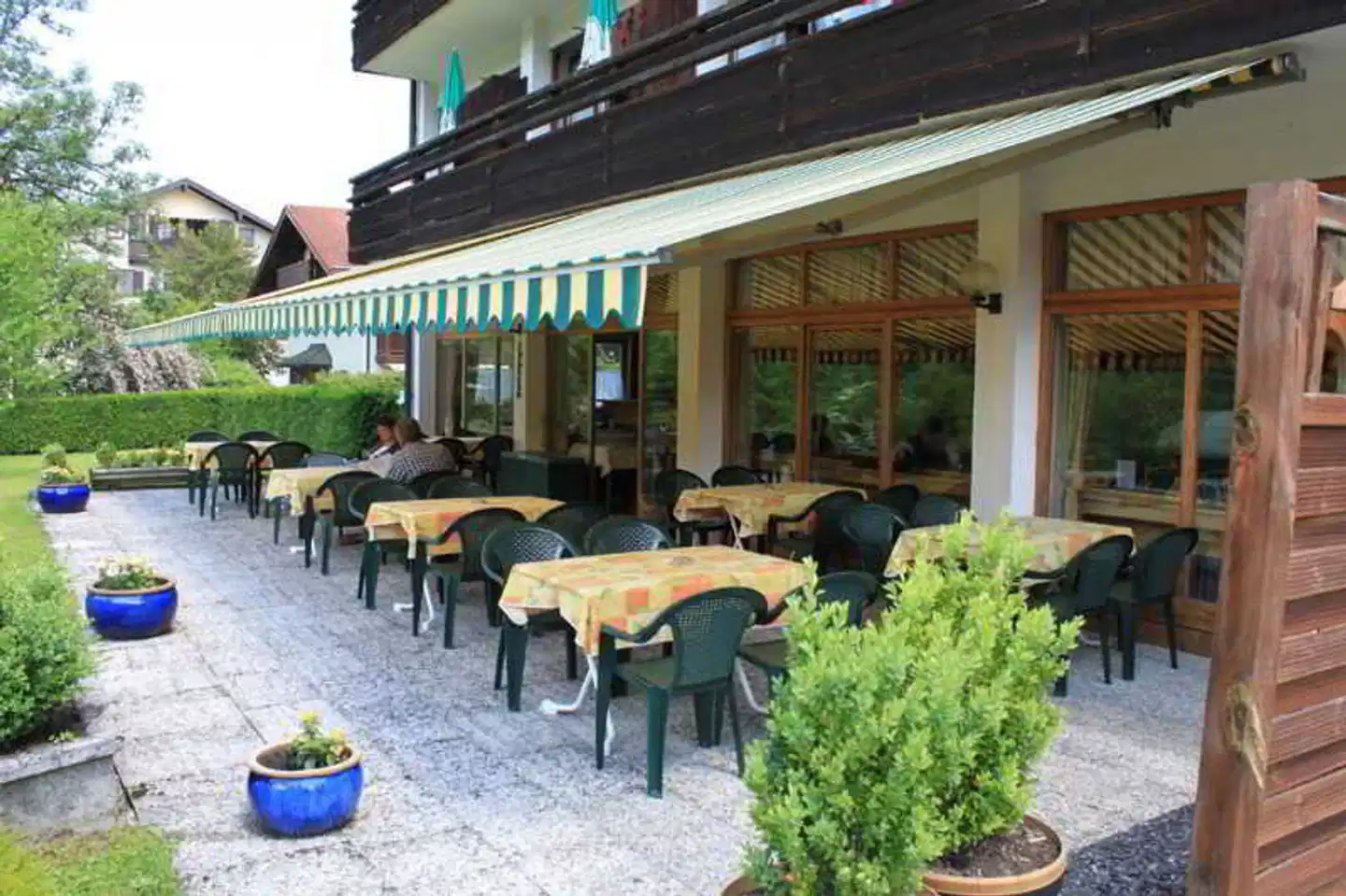 Hotel Binderhäusl Terrasse