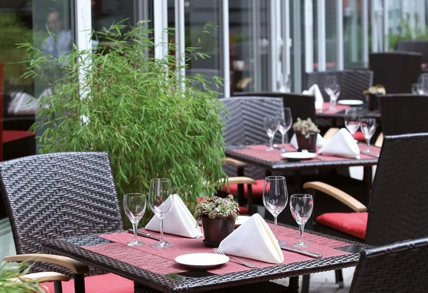 LINDNER HOTEL DOM RESIDENCE Terrasse