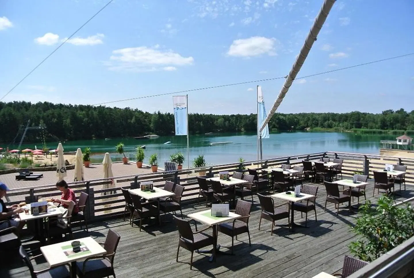 Am Bernsteinsee Terrasse