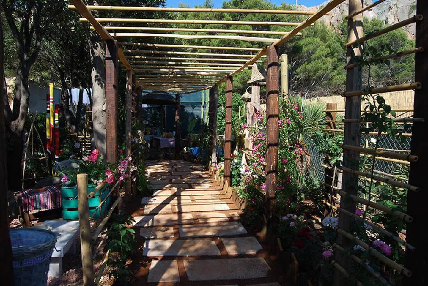 El Bahira Camping Village Garten