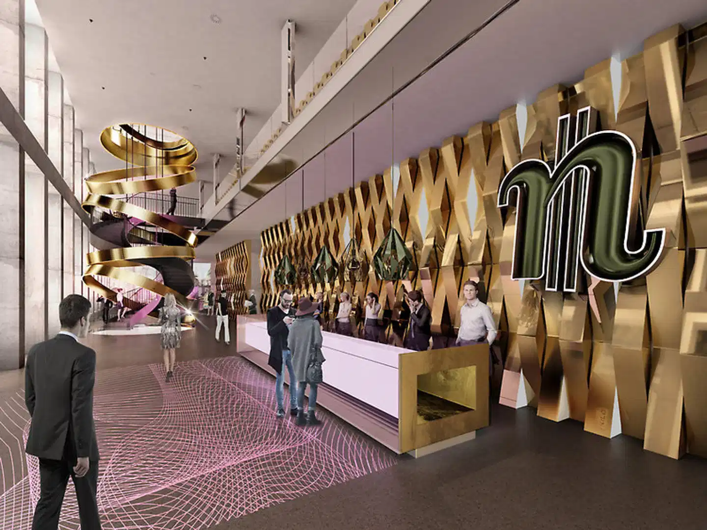 nhow Frankfurt Lobby