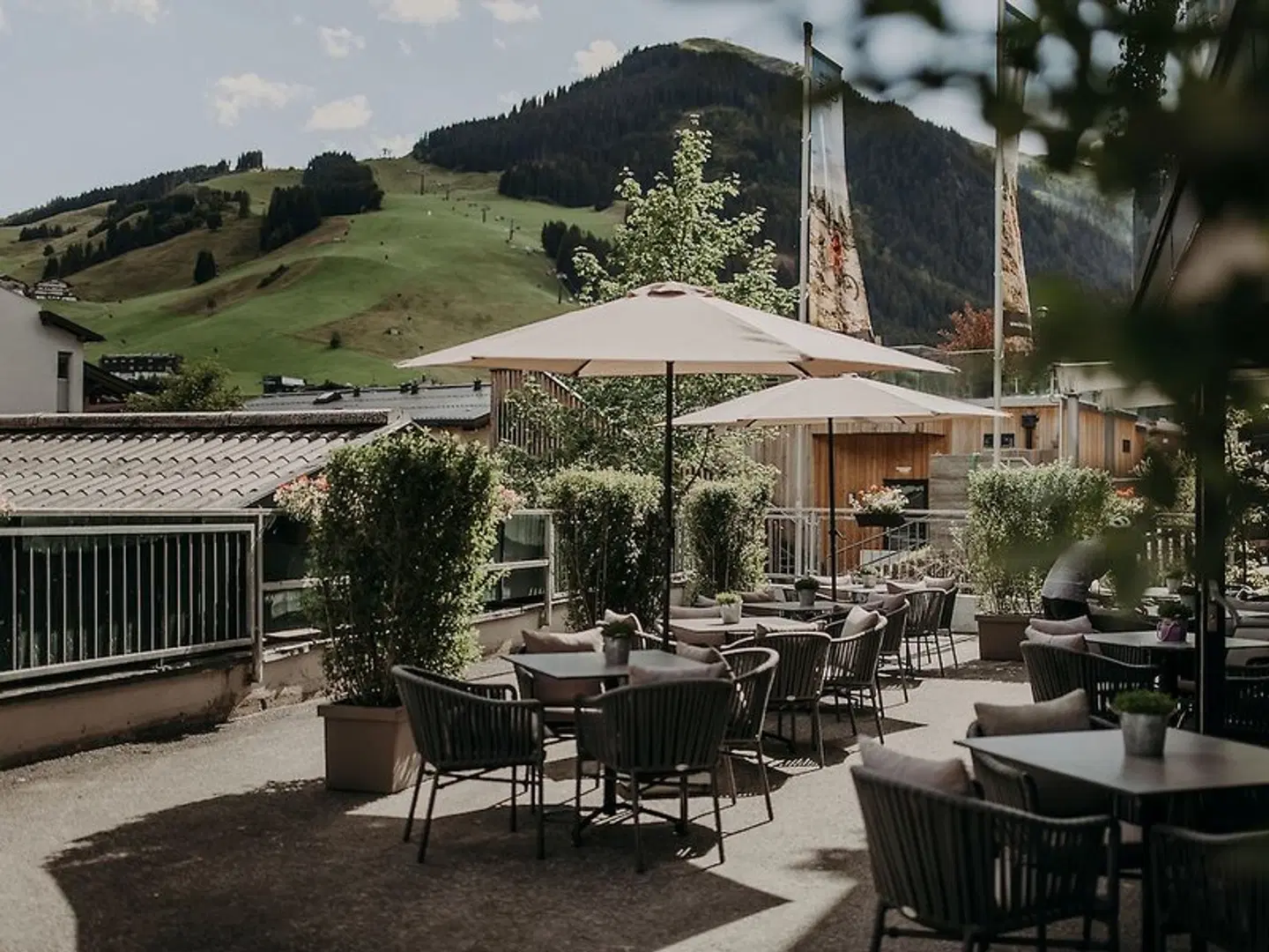 THE VIEW Saalbach Terrasse