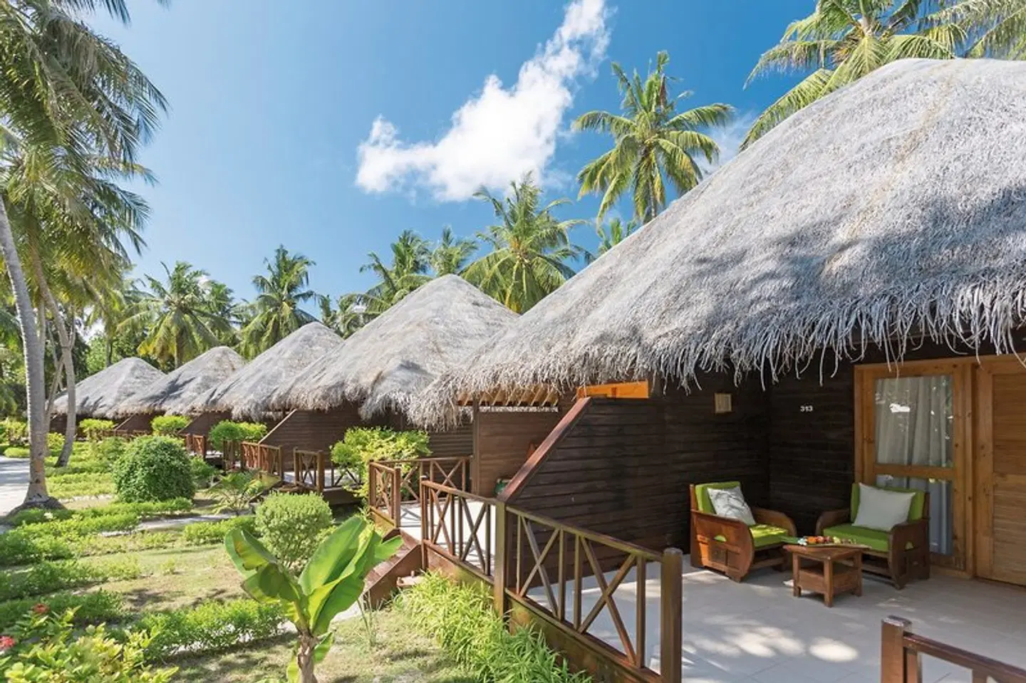 Bandos Maldives Terrasse