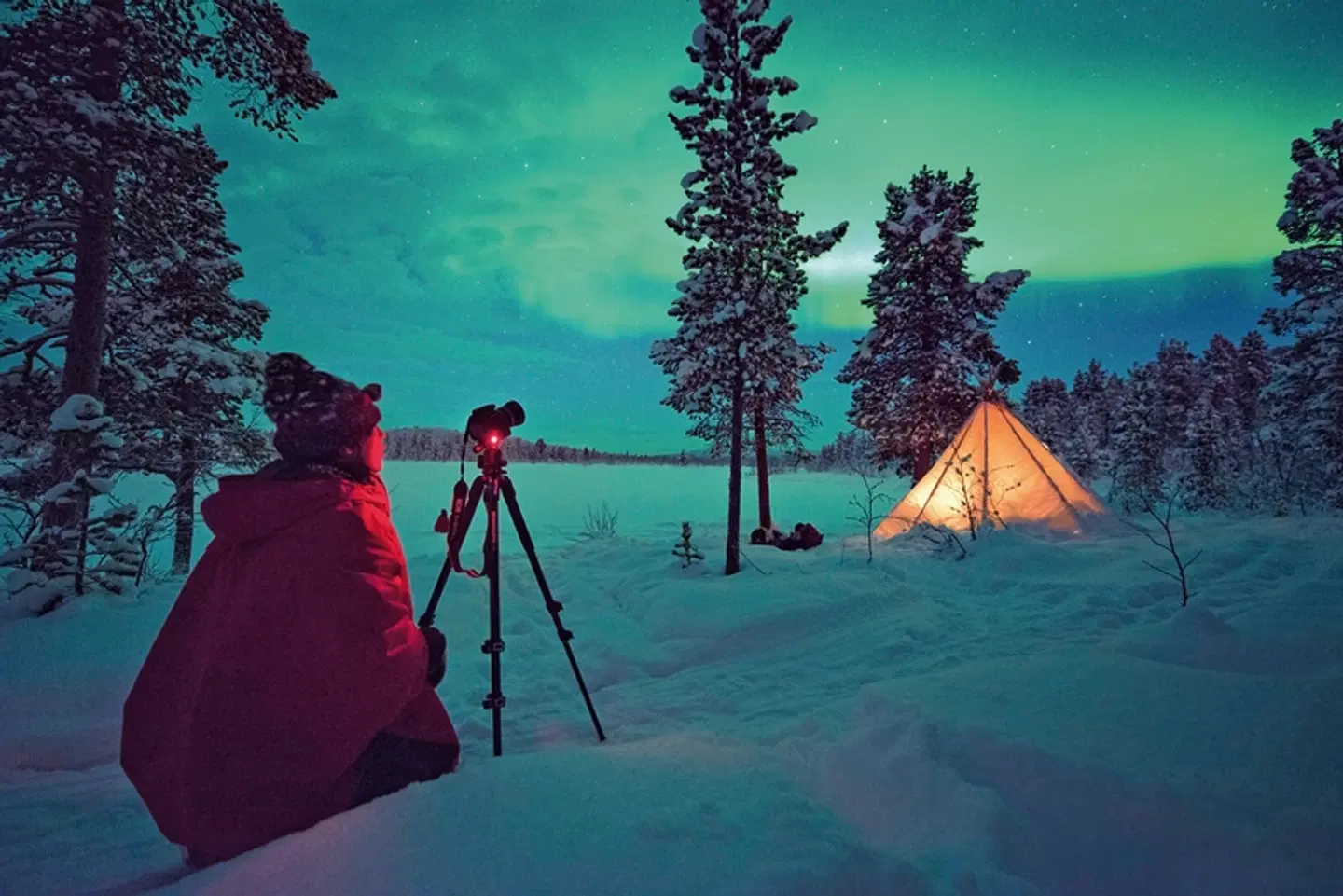 Perlen unter dem Polarlicht SPORTS_AND_LEISURE