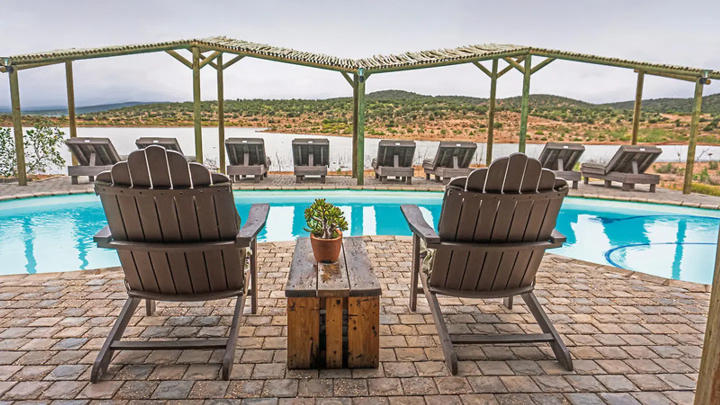 Buffelsdrift Game Lodge Terrasse