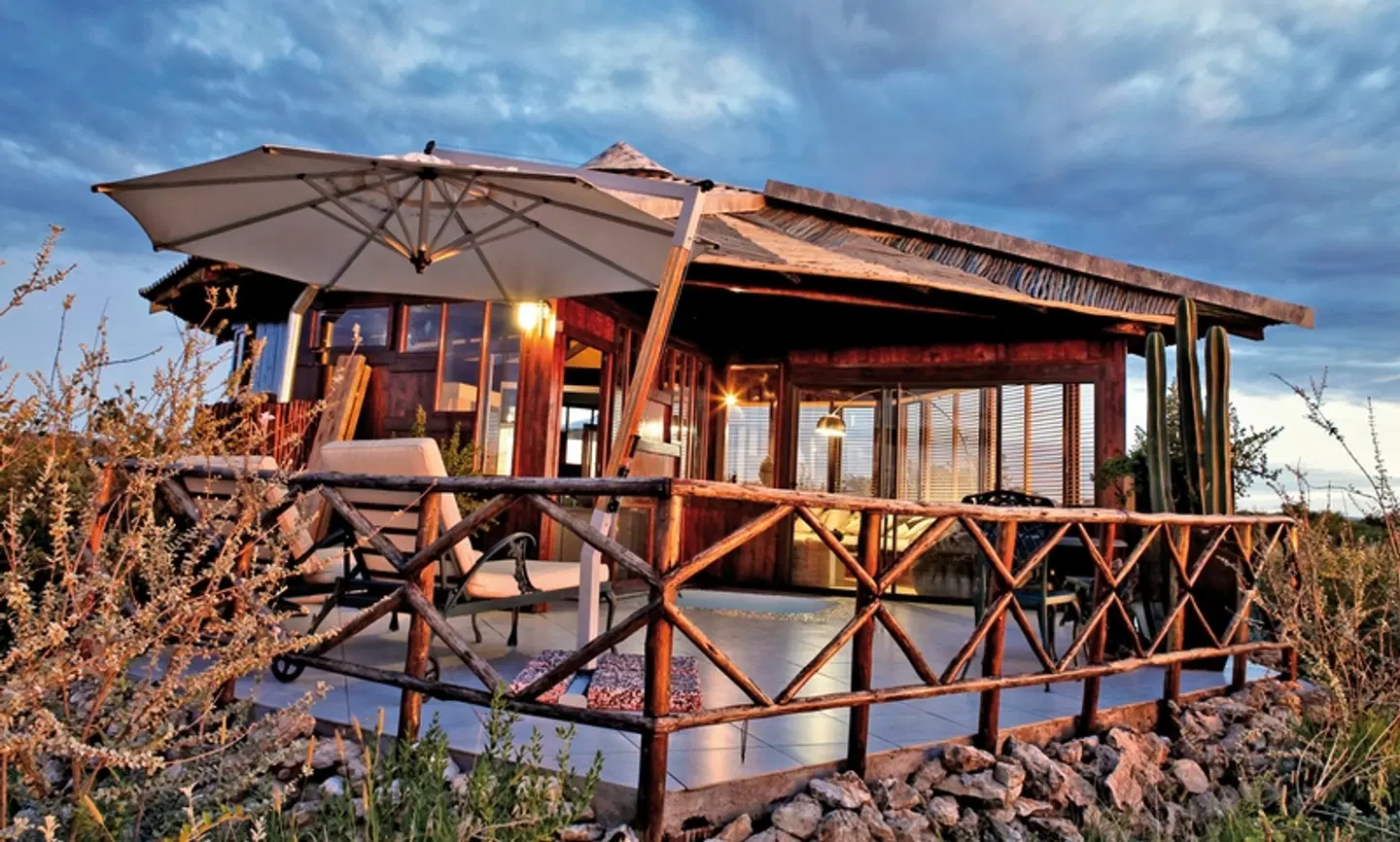 Vingerklip Lodge Terrasse