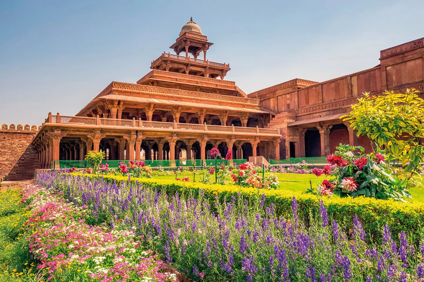 Das Goldene Dreieck Indiens Garten