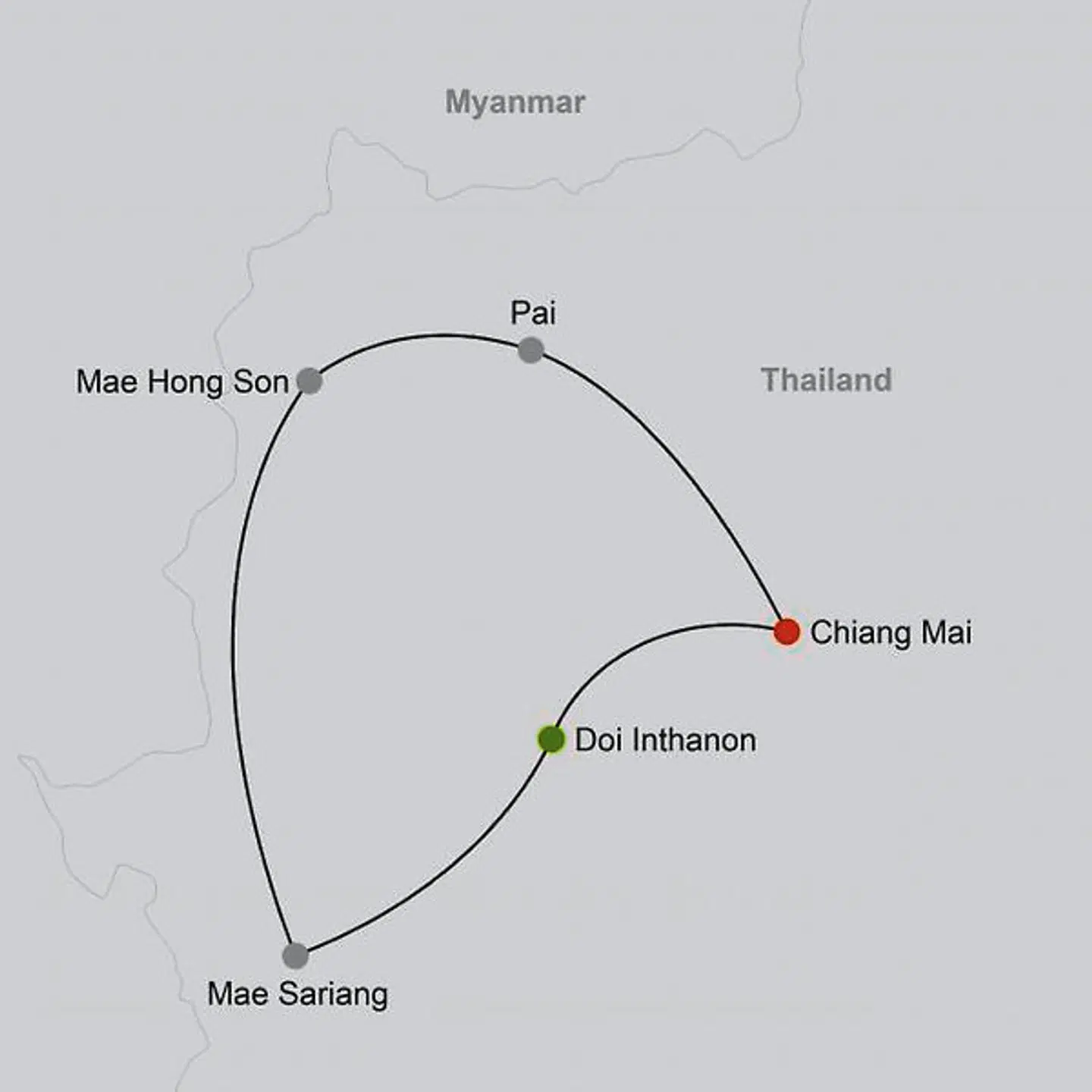Der Norden - Faszinierende Bergwelten Landkarte