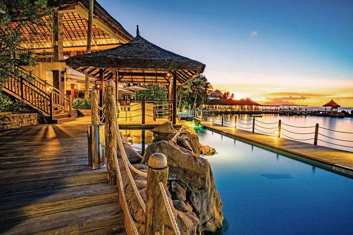 Fishermans Cove Resort Terrasse