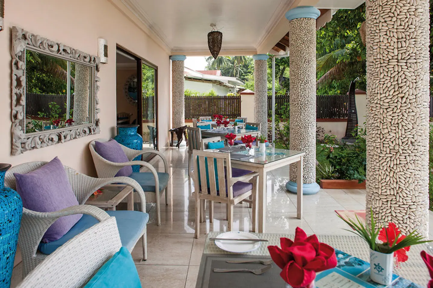 Le Relax Beach House Terrasse