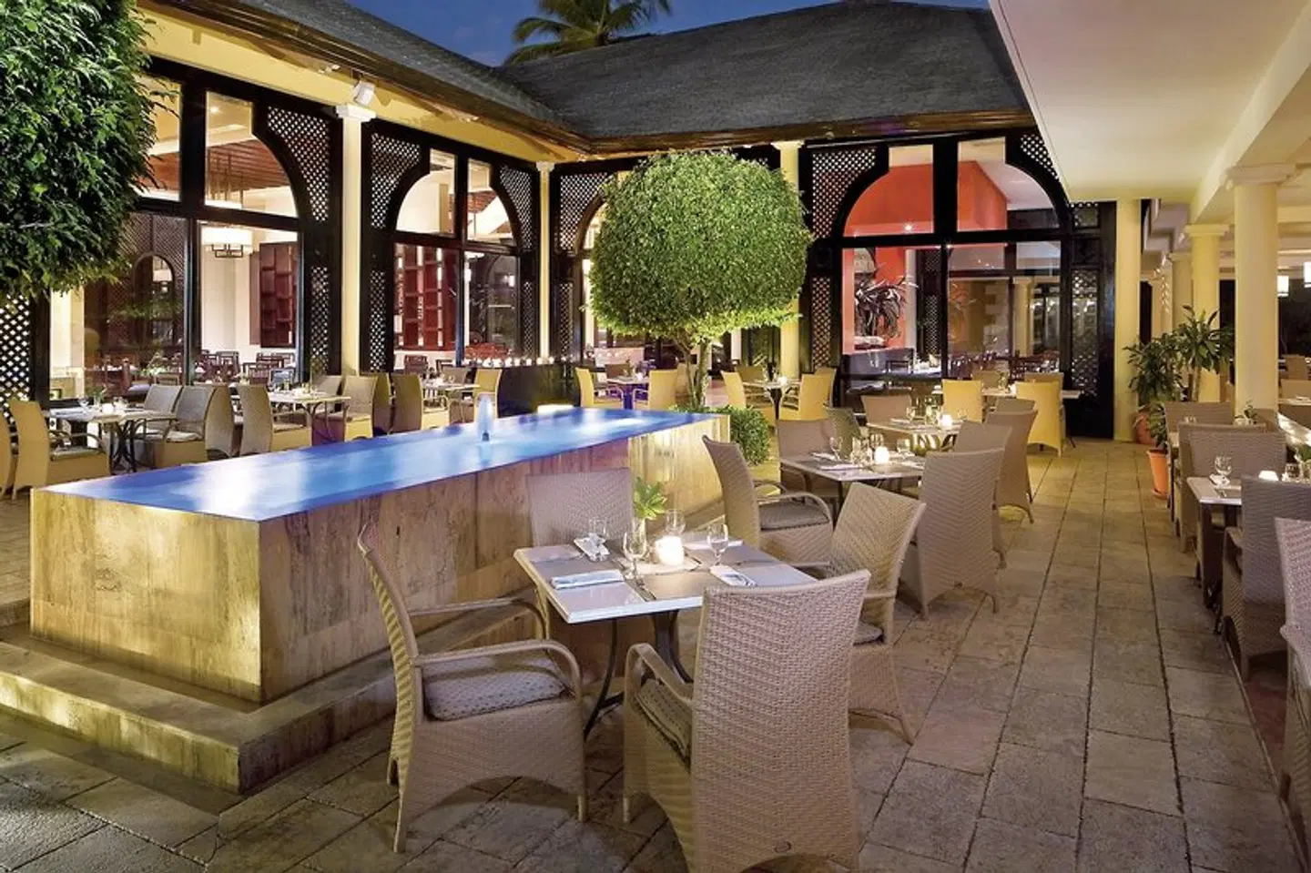 Meliá Caribe Beach Resort Terrasse