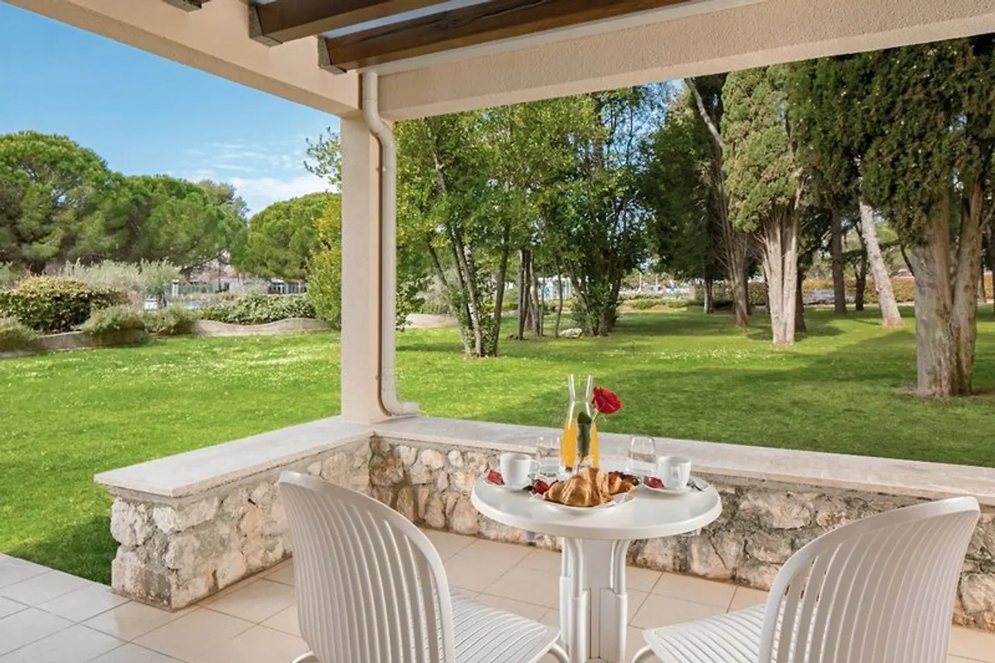 Hotel & Residence Garden Istra Plava Laguna Terrasse