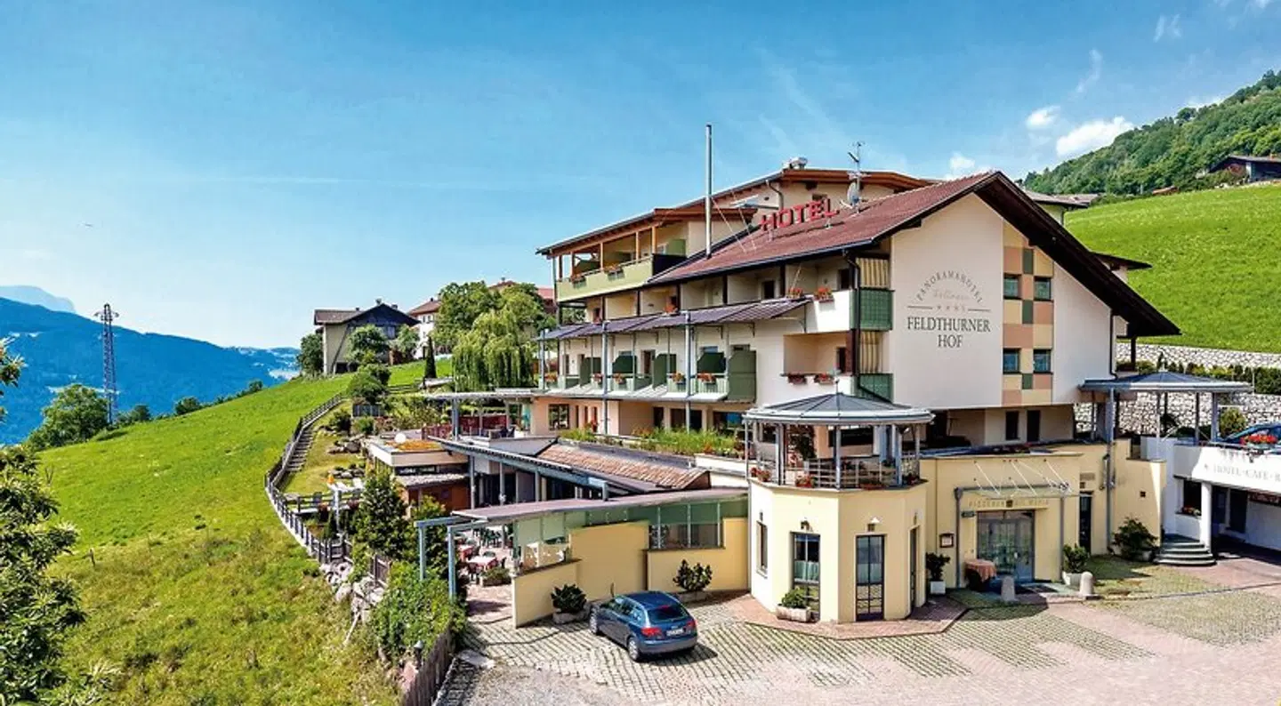 Vinumhotel Feldthurnerhof Terrasse