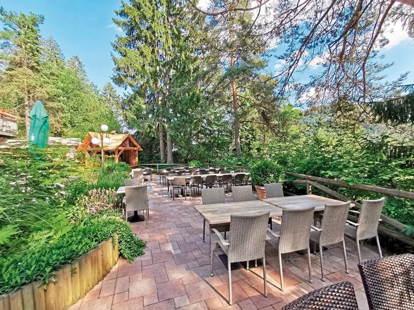 Ribno Alpine Resort Terrasse