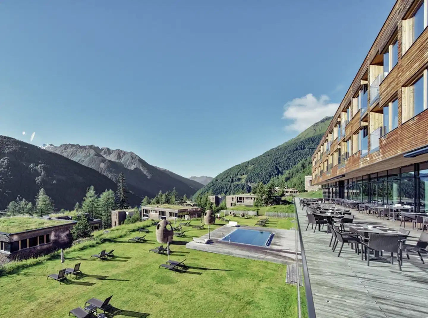 Gradonna Mountain Resort Châlets Aussenansicht