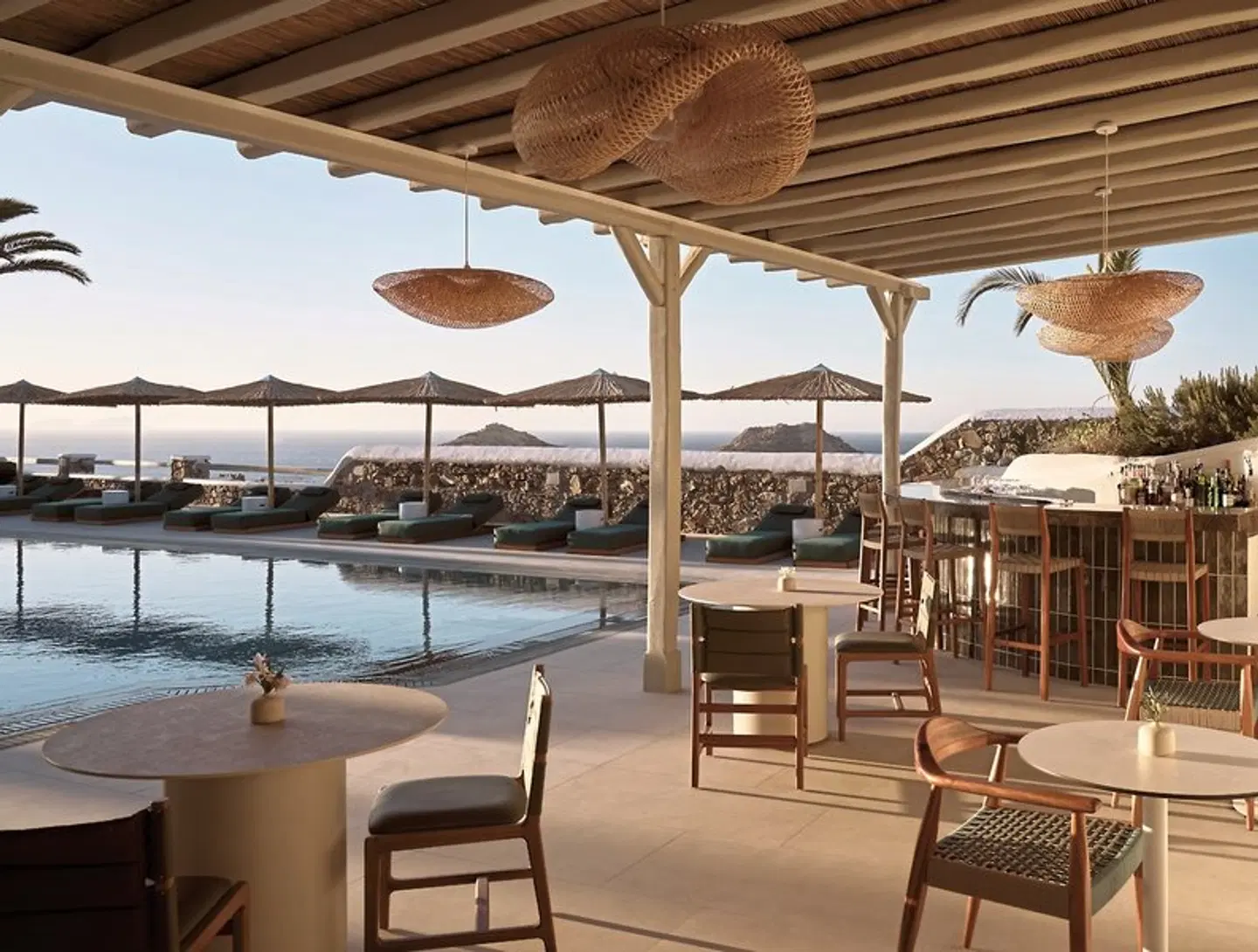 NUMO Mykonos Boutique Resort Terrasse