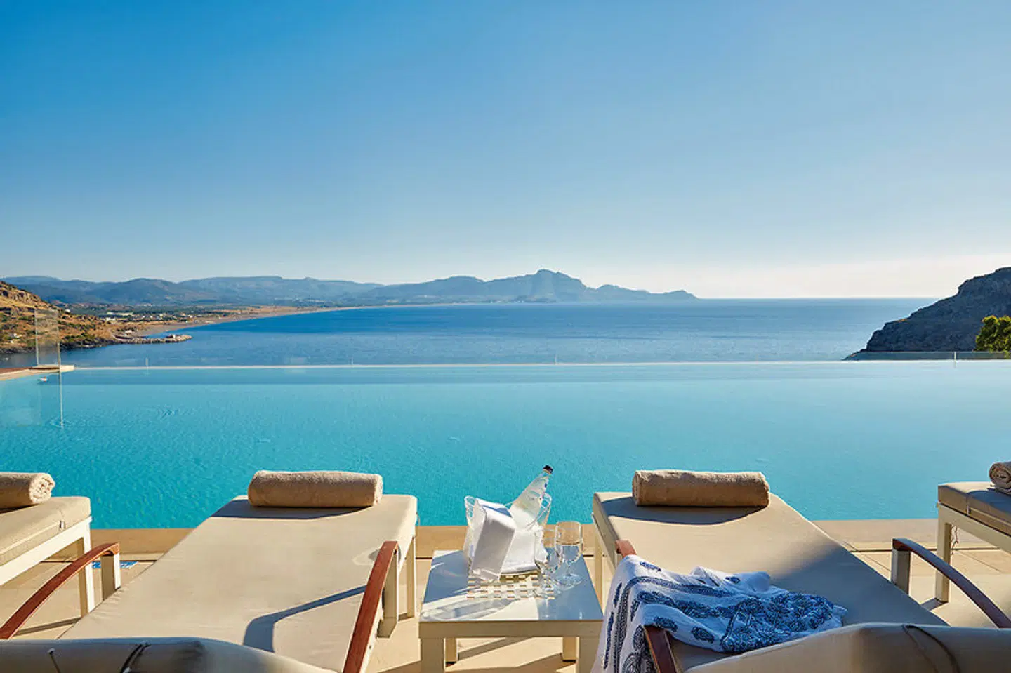 Lindos Blu Terrasse