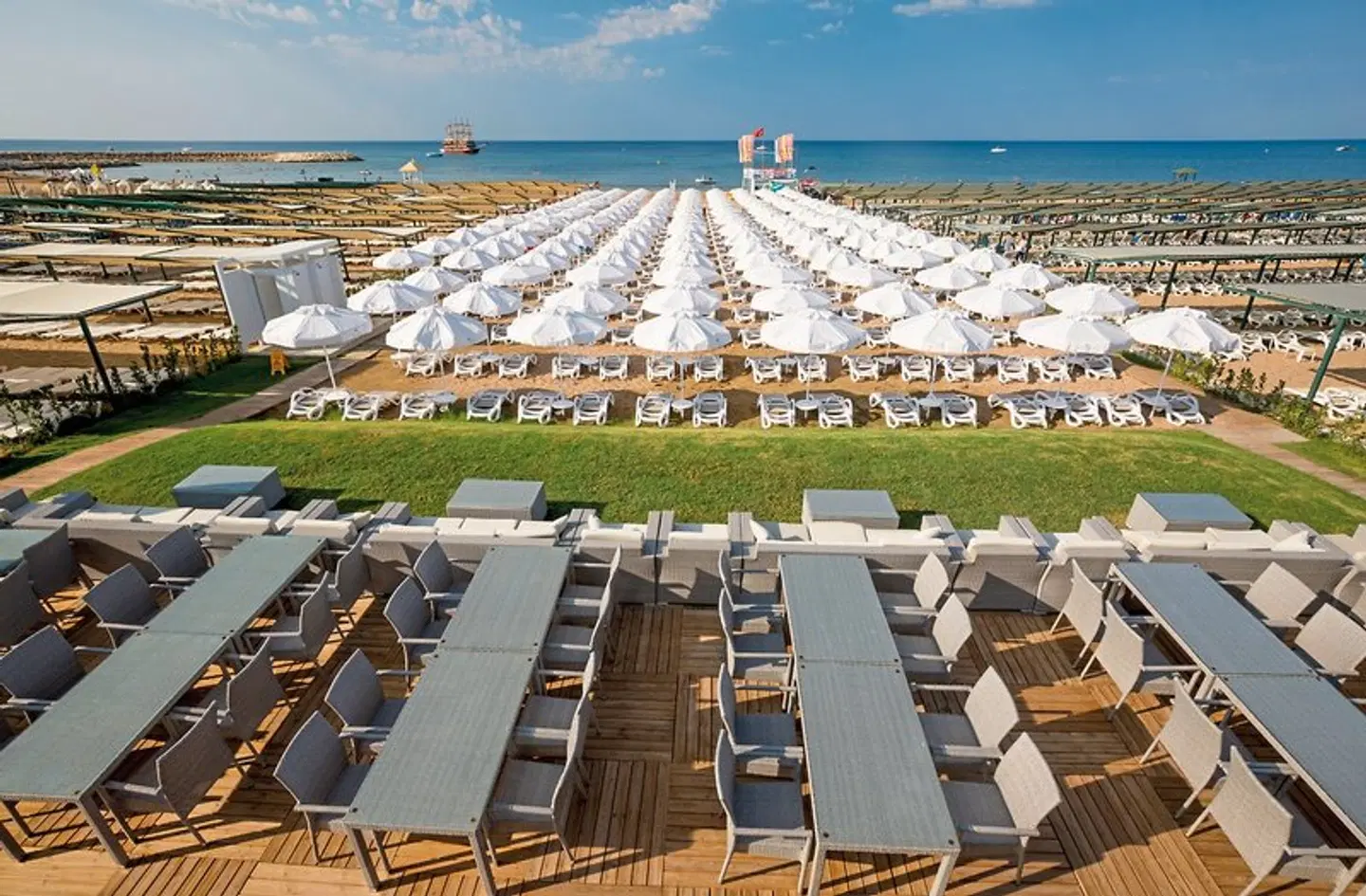 Side Sunport Hotel & Spa Terrasse