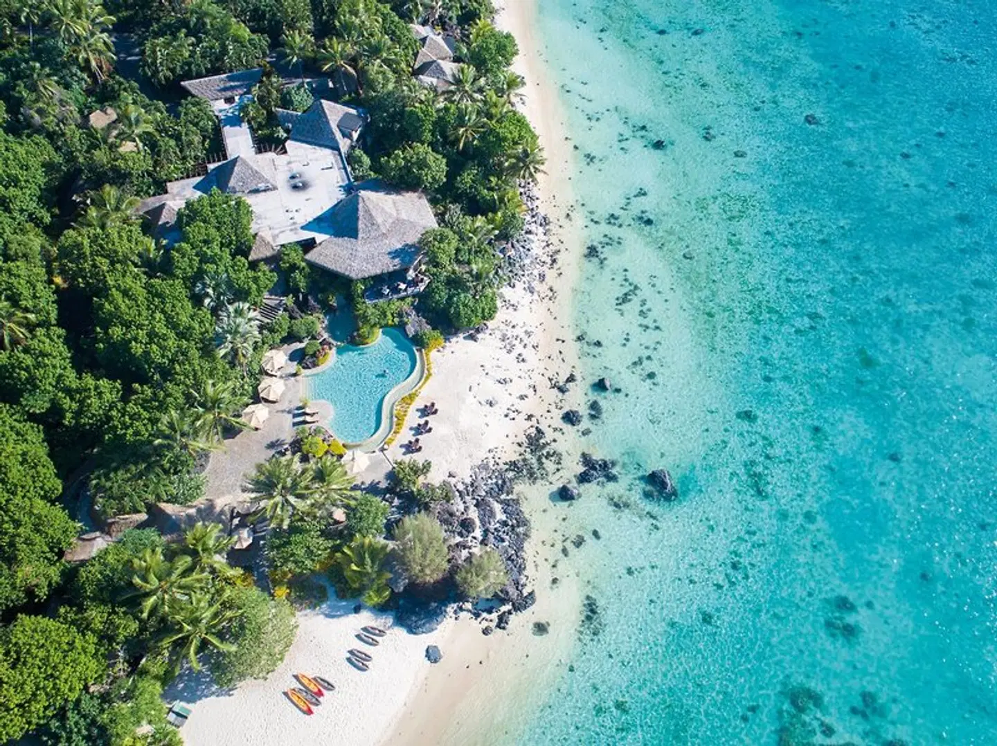 Pacific Resort Aitutaki Garten