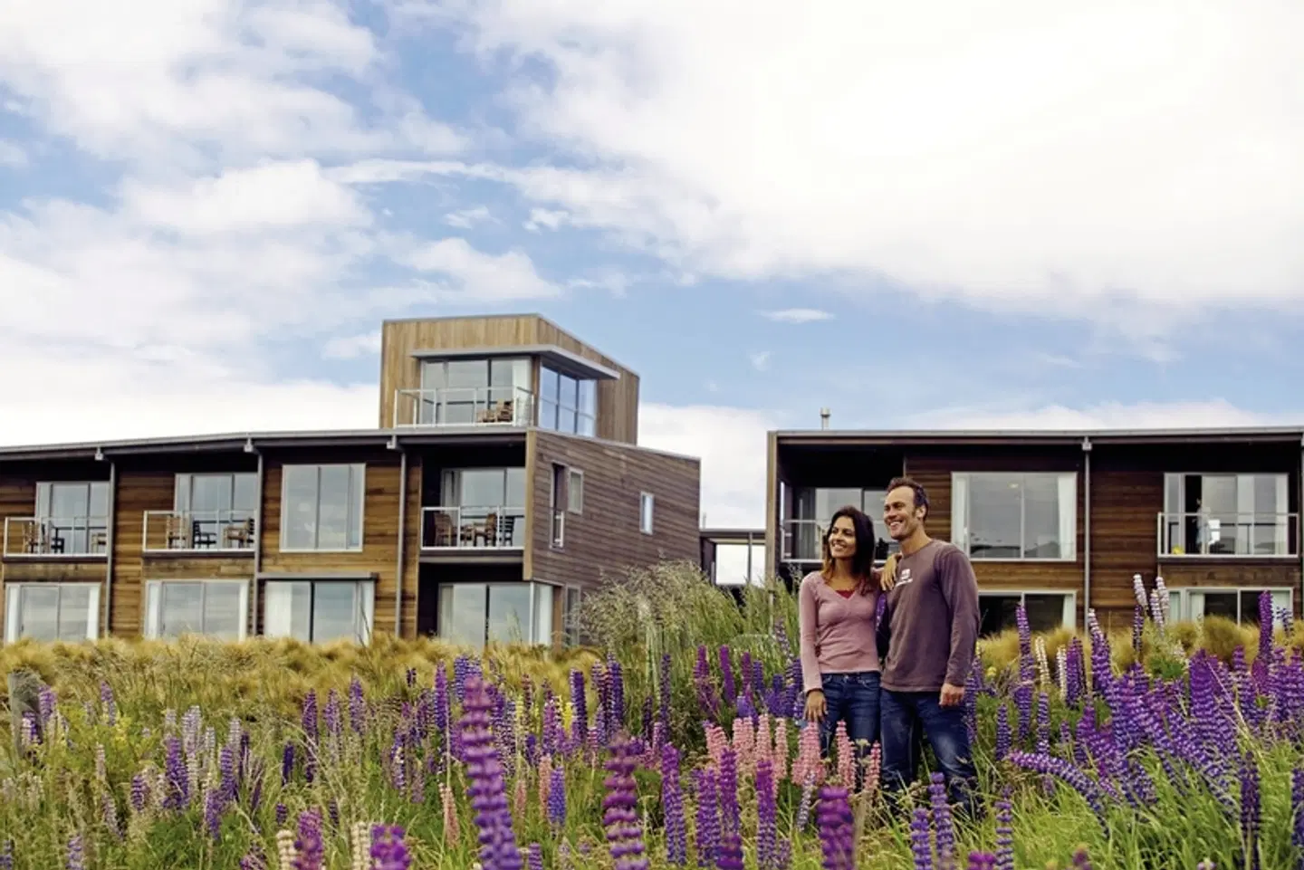 Peppers Bluewater Resort Lake Tekapo Aussenansicht