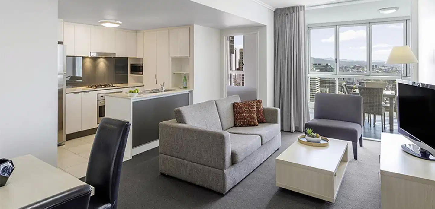Oaks Brisbane Festival Suites Wohnbeispiel