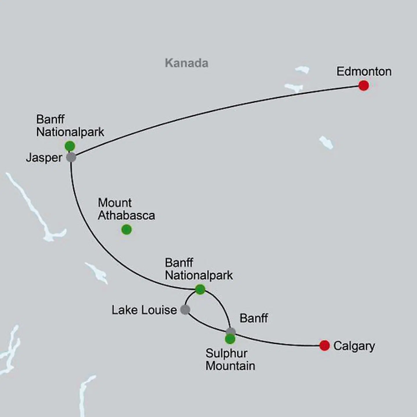 Rocky Mountain Family Adventure Landkarte