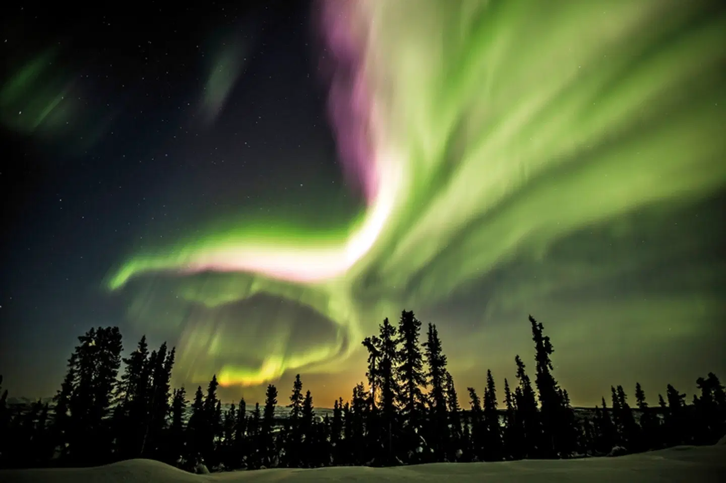 Die Nordlichter des Yukon LANDSCAPE