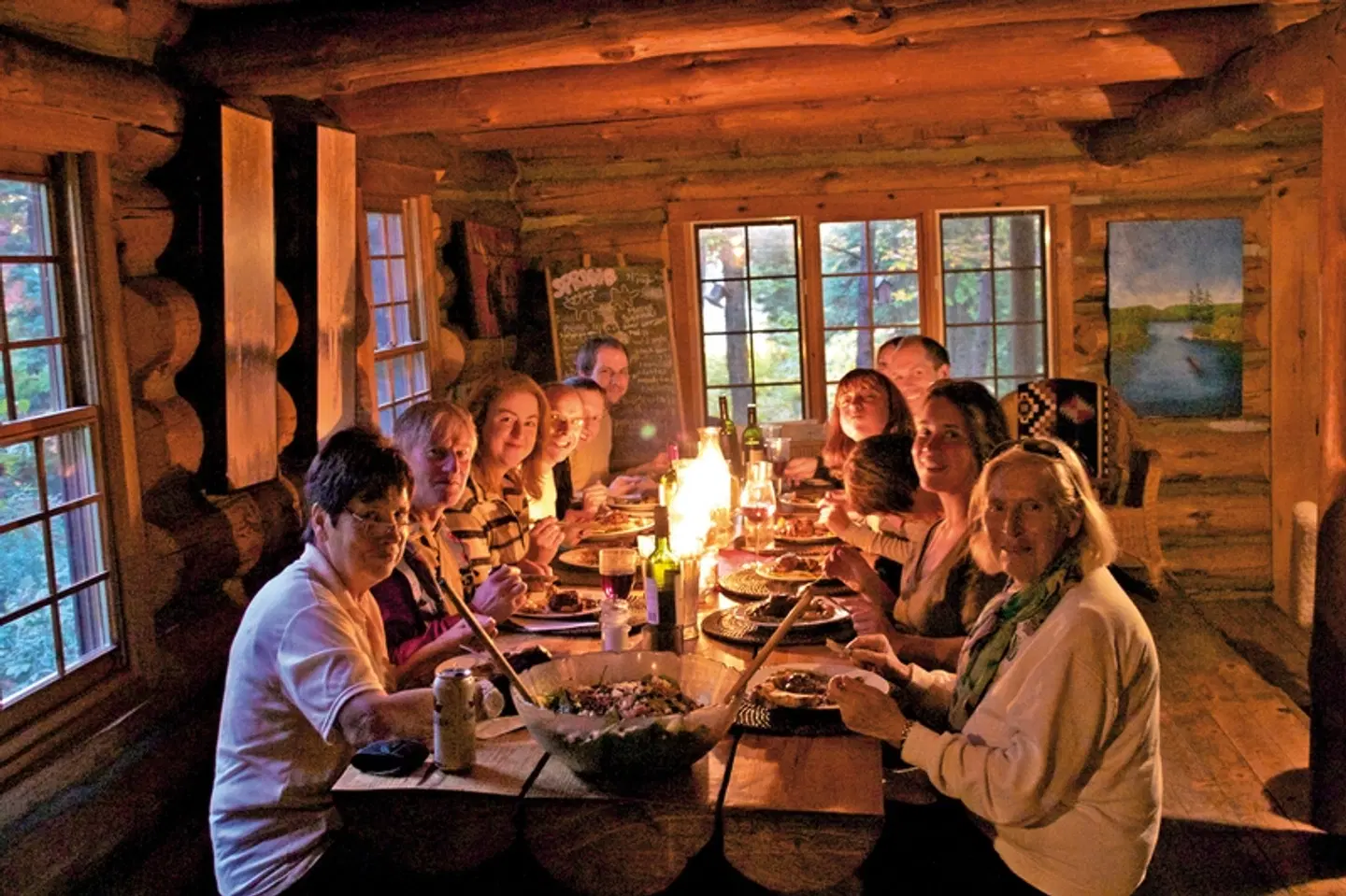 Algonquin mit dem Kanu - Lodge PEOPLE