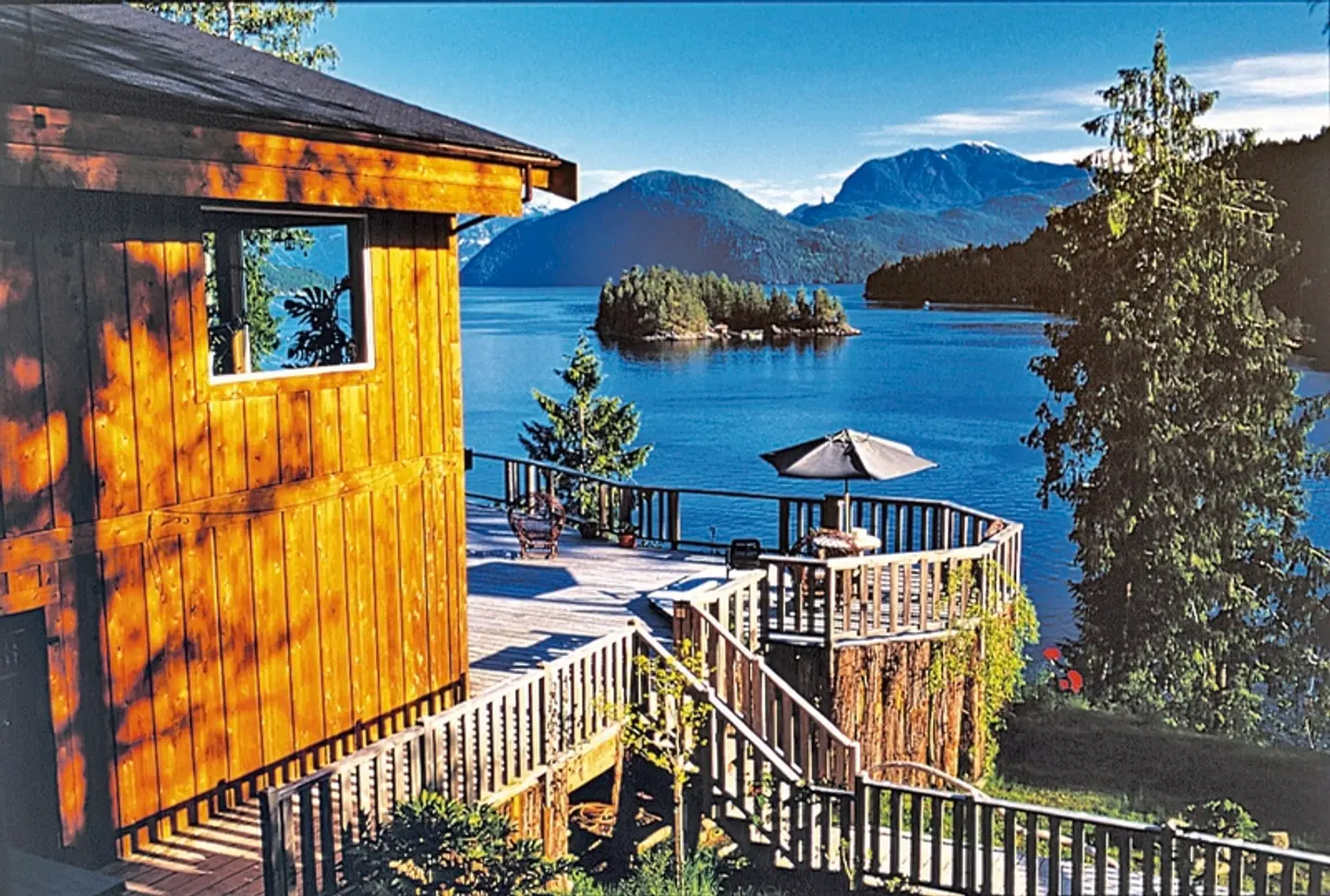 West Coast Wilderness Lodge Terrasse