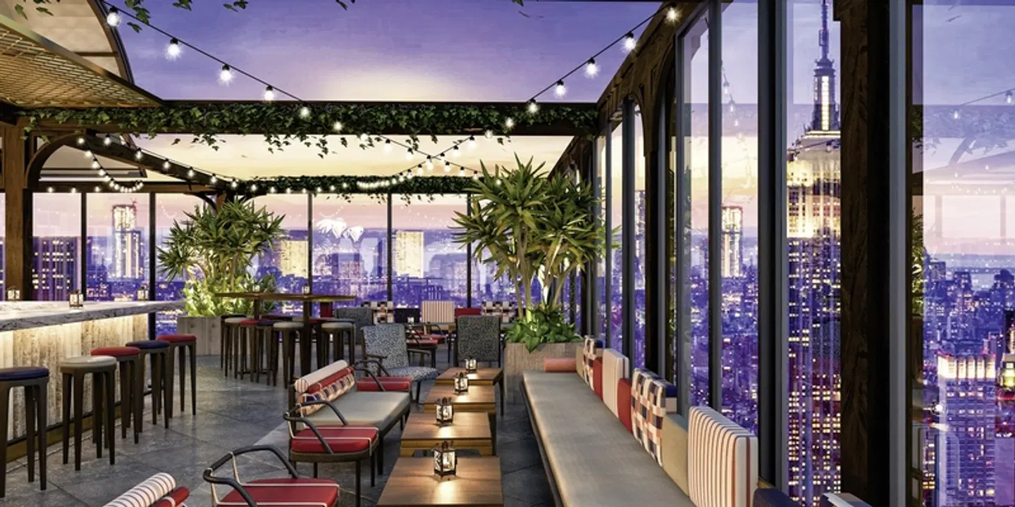 MOXY New York Times Square Terrasse