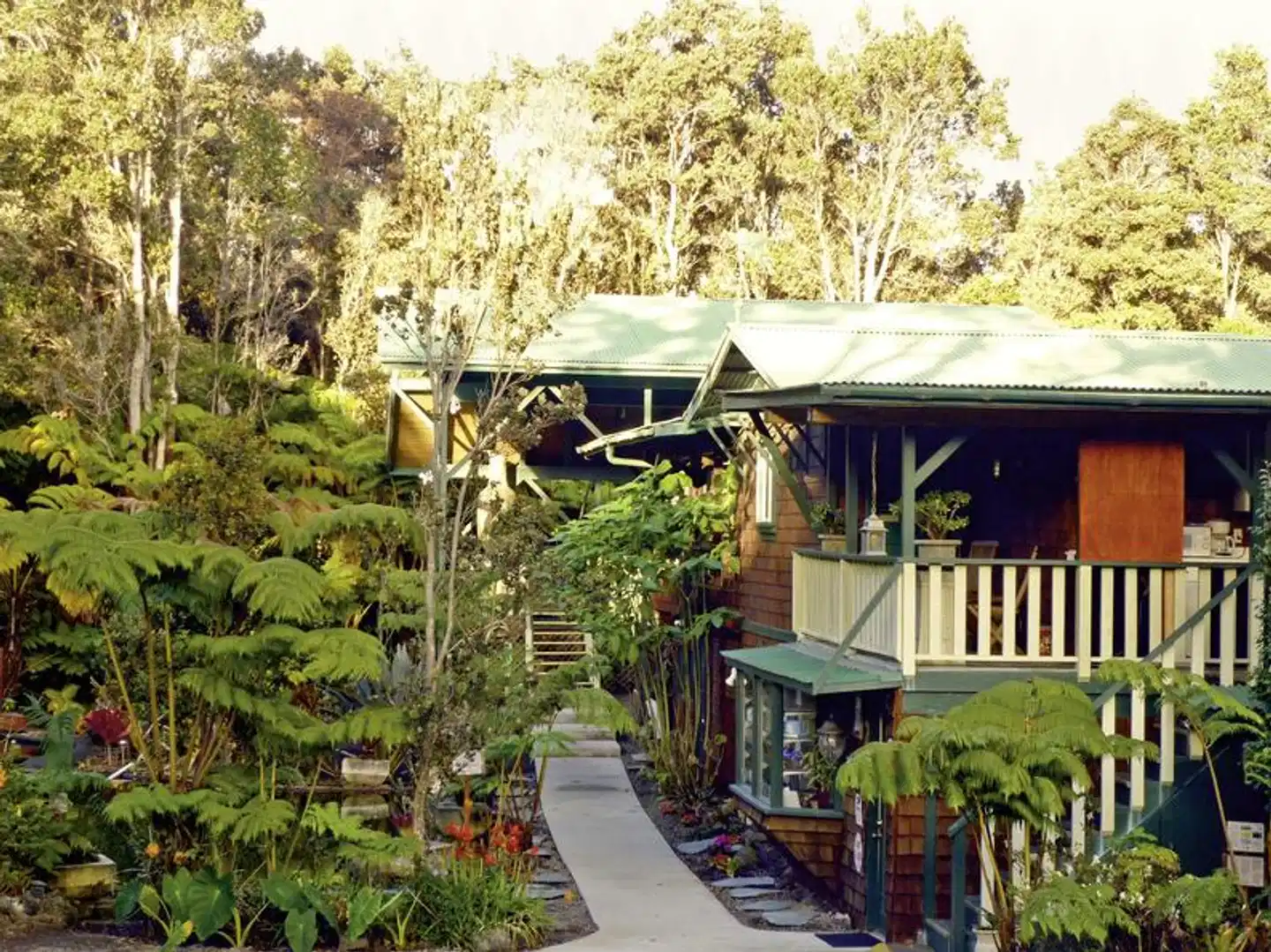 Chalet Kilauea Hotel Terrasse