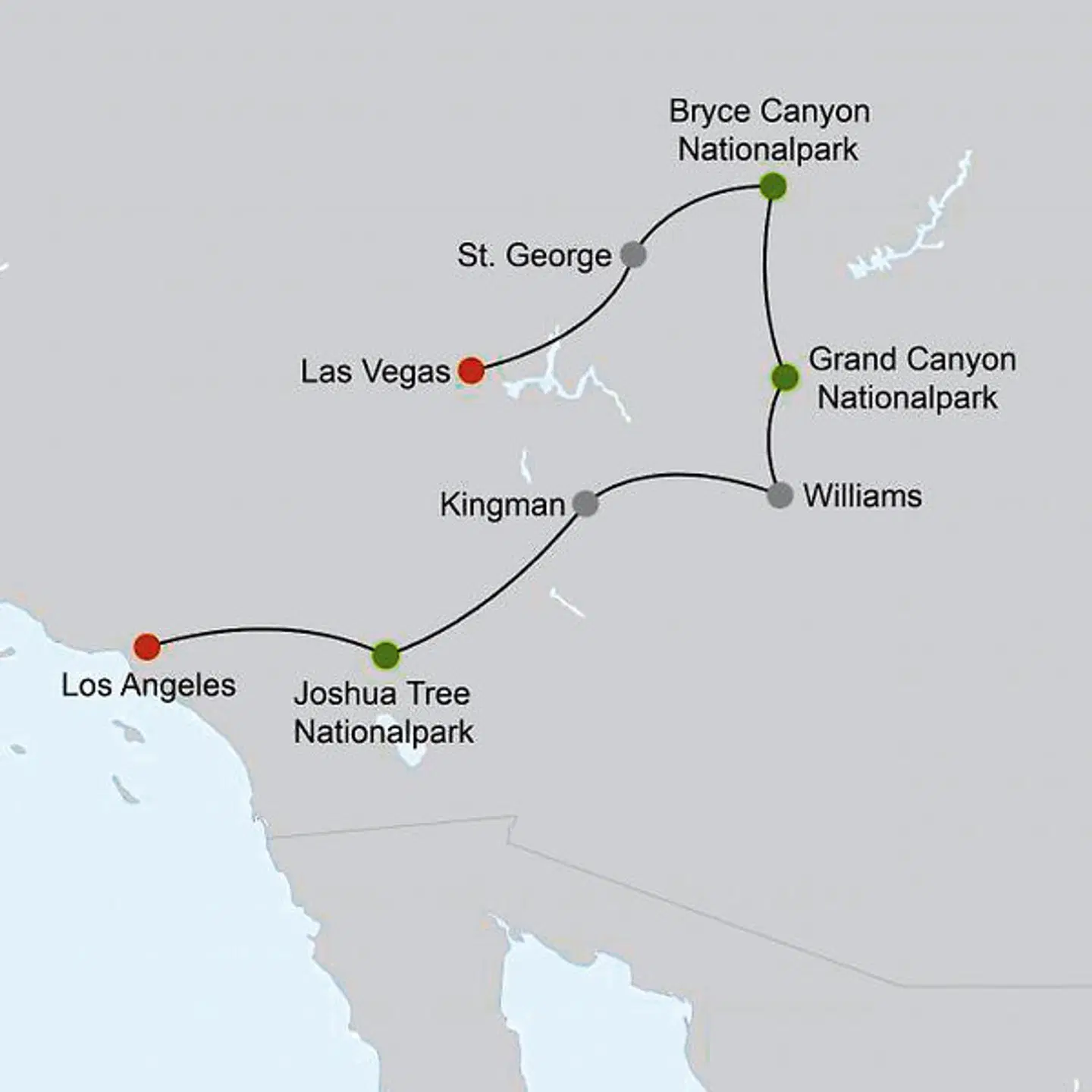 Western Triangle Landkarte