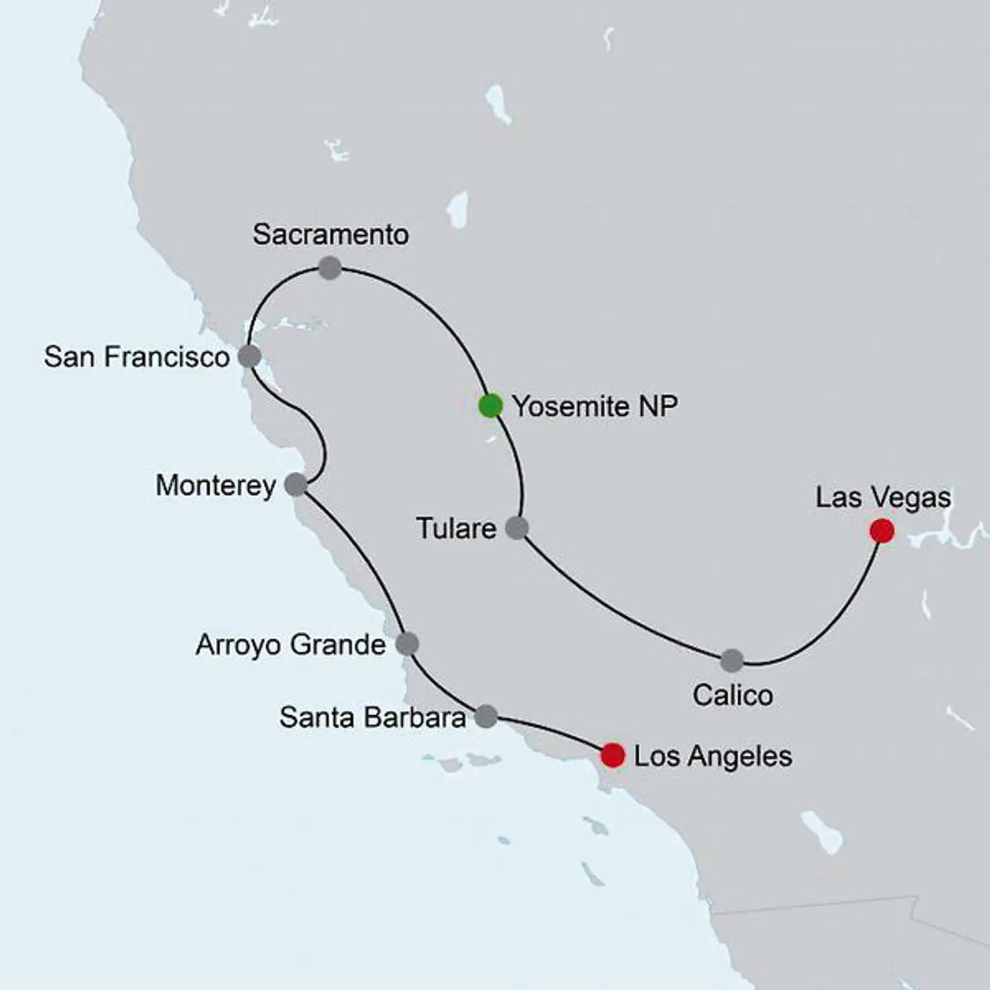 Western Experience Landkarte