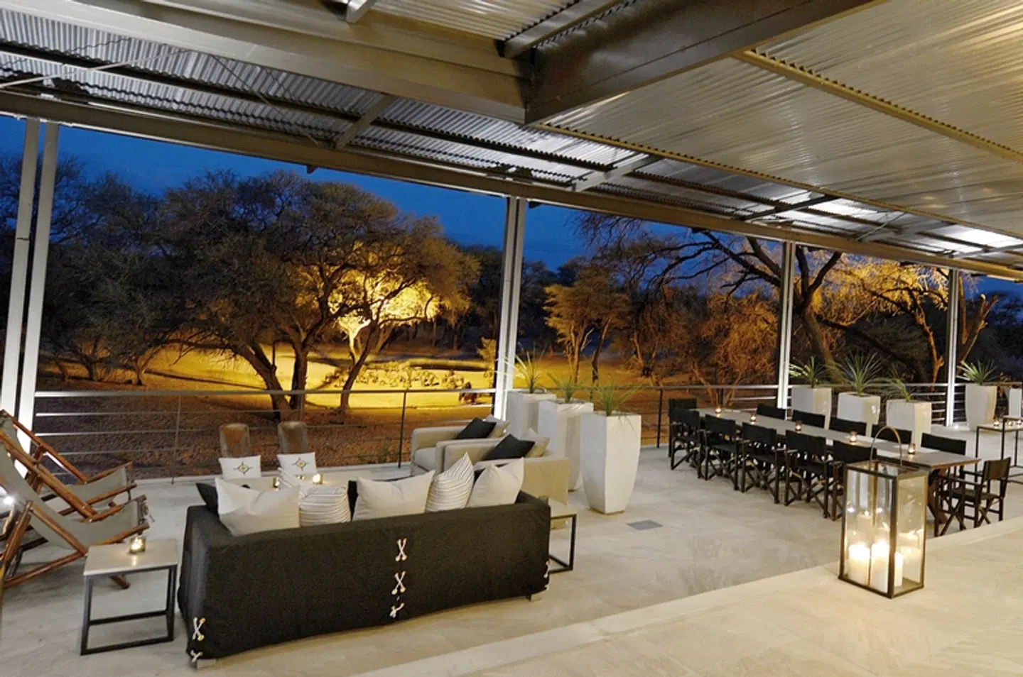 Epako Game Lodge Terrasse