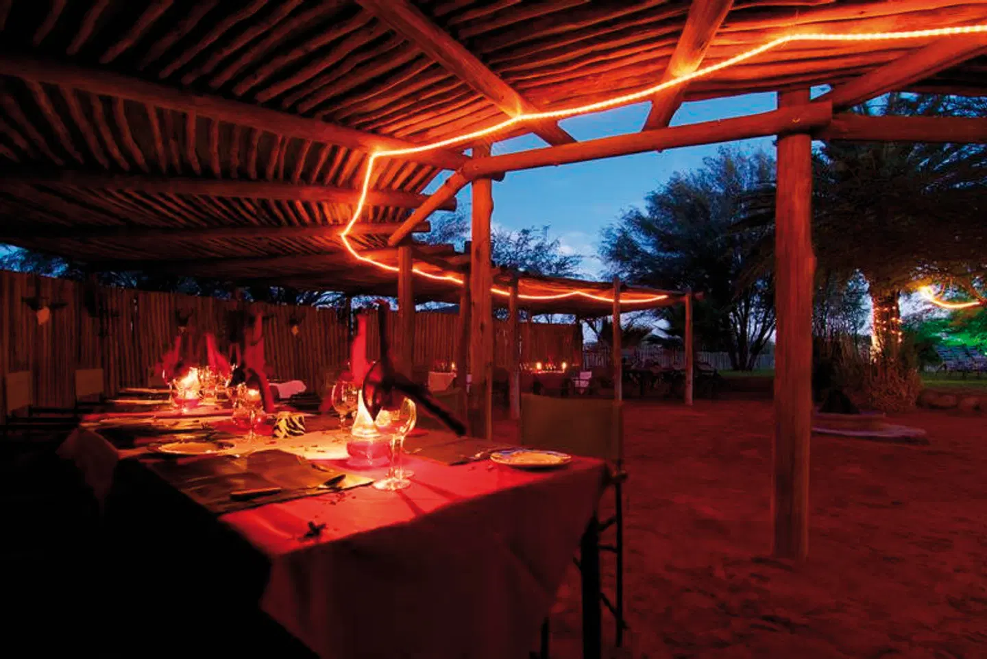 Bagatelle Kalahari Game Ranch Restaurant