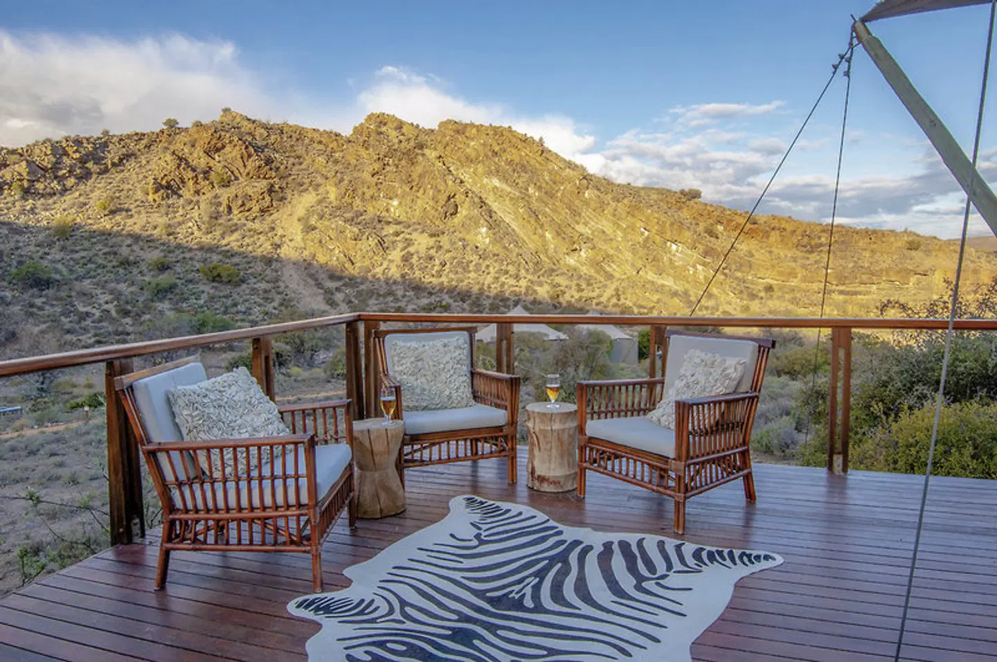 Sanbona Wildlife Reserve Terrasse