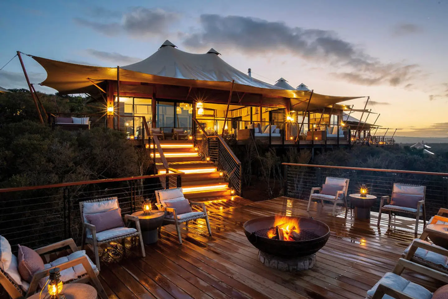 Shamwari Private Game Reserve Terrasse