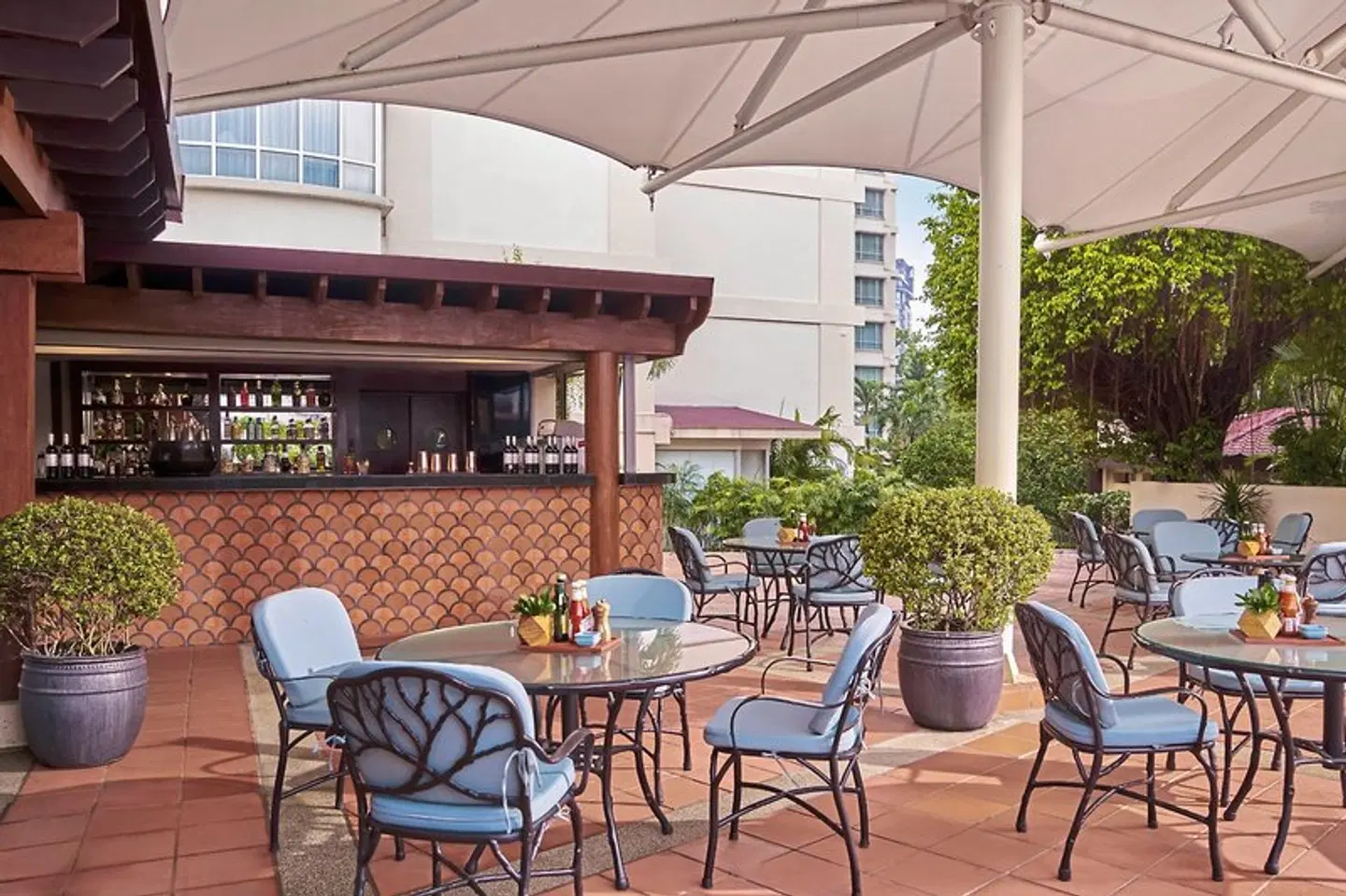 New World Saigon Hotel Terrasse
