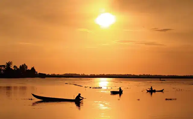 Entlang des Mekongs (Privatreise) Landschaft