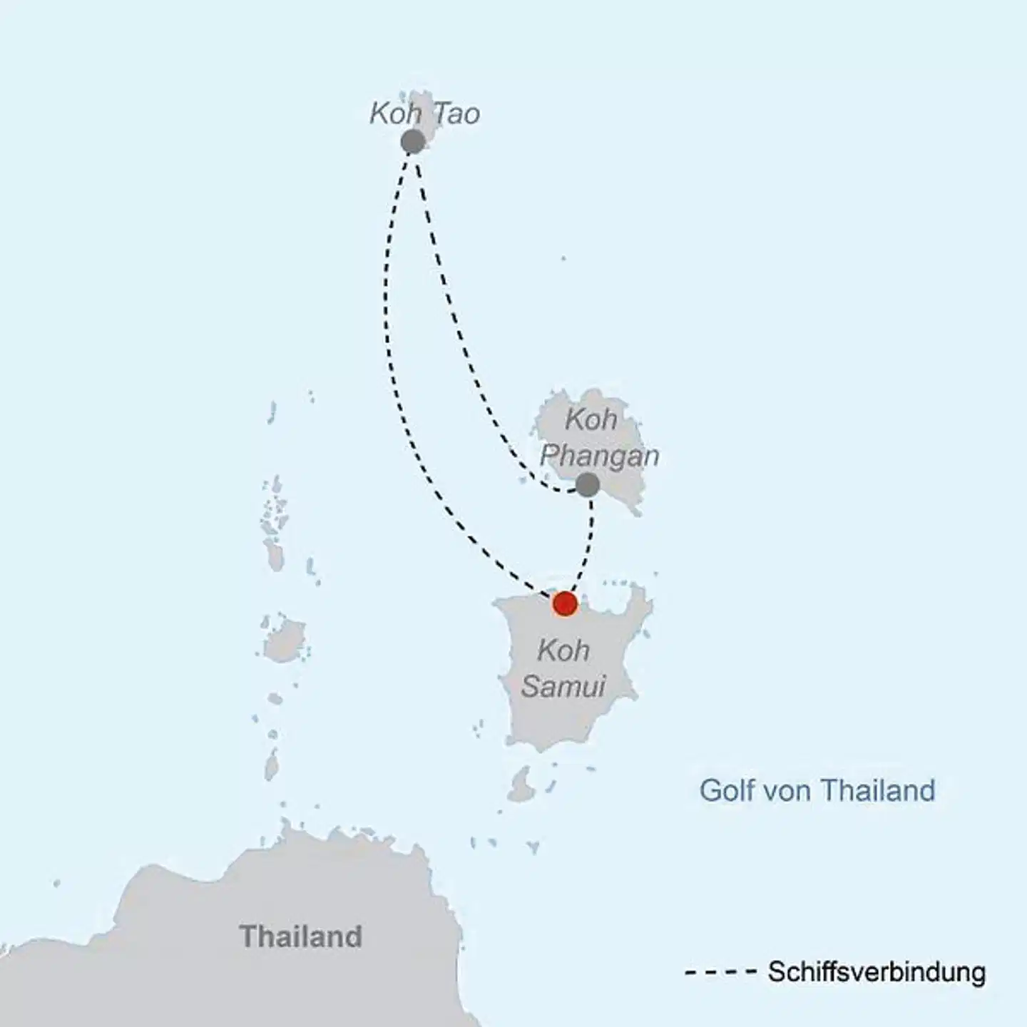 Koh Samuis Inselwelten Landkarte