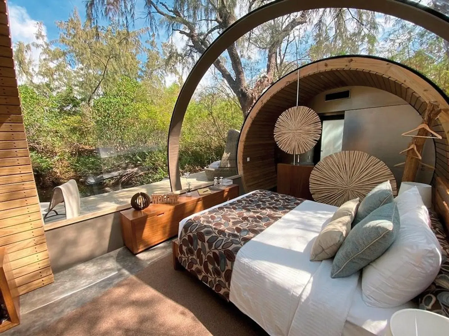 Bubble Lodge Ile aux Cerfs Terrasse