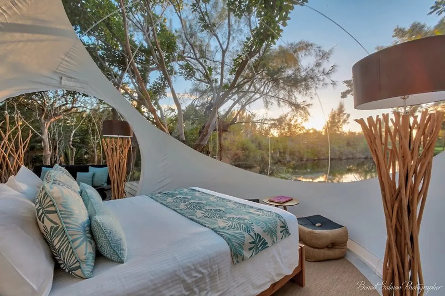 Bubble Lodge Ile aux Cerfs Terrasse