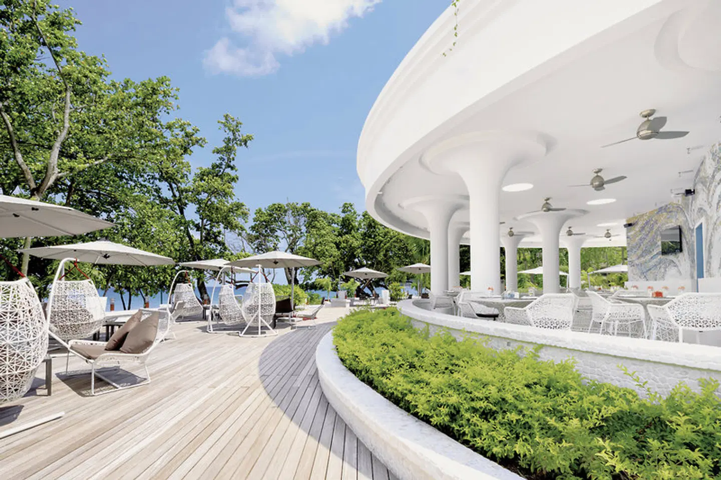 Savoy Seychelles Resort & Spa Terrasse