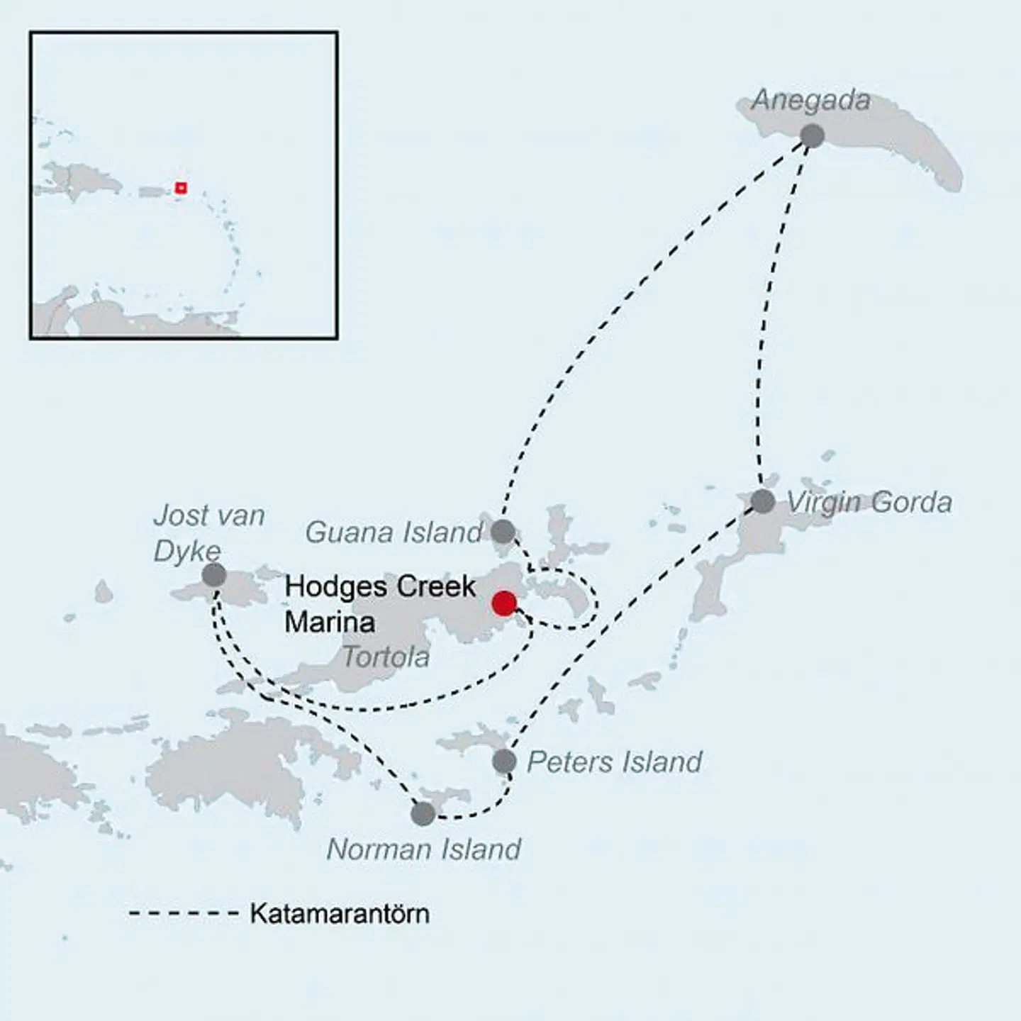 Von Seebären und Piraten Landkarte